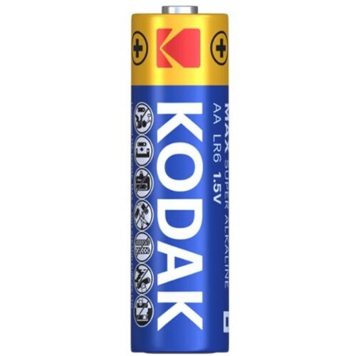 KODAK - MAX PILA ALCALINA AA LR6 PACK*20 PILAS