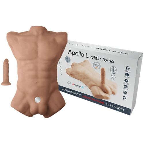 SILEXD - APOLLO L TORSO REALÍSTICO MASCULINO CARAMELO