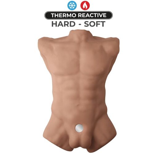 SILEXD - APOLLO L TORSO REALÍSTICO MASCULINO CARAMELO