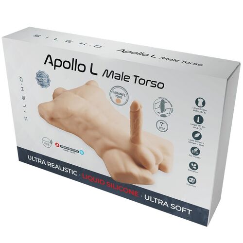 SILEXD - APOLLO L TORSO REALÍSTICO MASCULINO CARAMELO