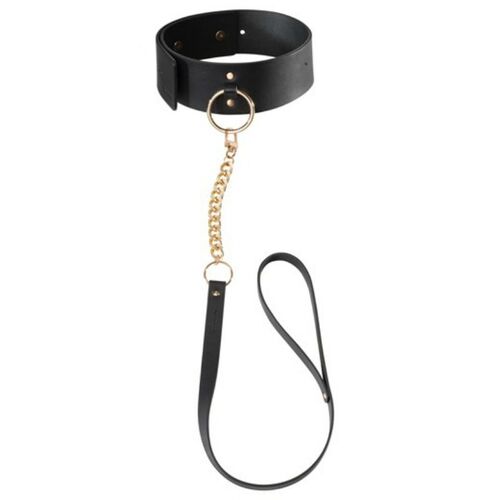 BIJOUX INDISCRETS MAZE - COLLAR CON CORREA NEGRO