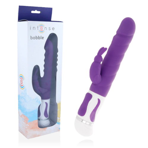 INTENSE - BOBBLE VIBRADOR ROTADOR SILICONA LILA