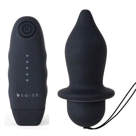 B SWISH - BFILLED CLASSIC VIBRATING PLUG BLACK