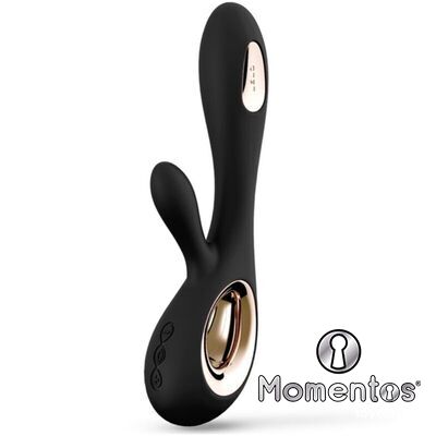 LELO - SORAYA WAVE VIBRADOR RABBIT NEGRO