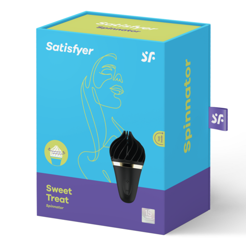 SATISFYER - SWEET TREAT SPINNATOR NEGRO