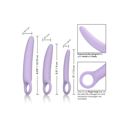 CALEXOTICS - DR LAURA BERMAN ALENA SET DE 3 DILATADOR VAGINAL SILICONA