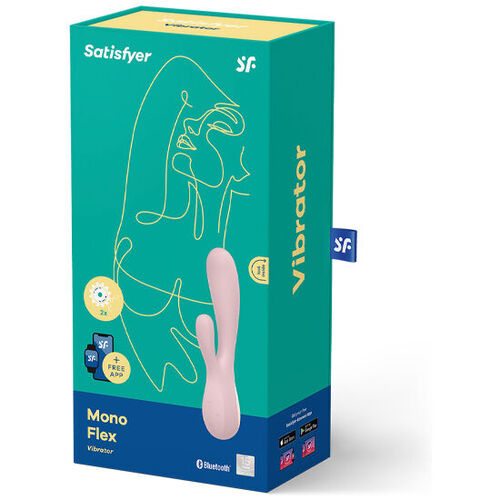 SATISFYER - MONO FLEX ROSA CON APP