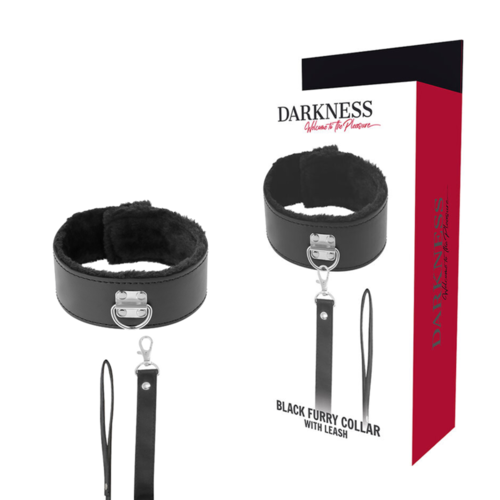 DARKNESS - COLLAR FORRADO CON CADENA TITANIUM