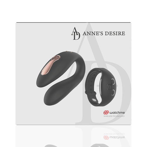 ANNE''S DESIRE - DUAL PLEASURE TECNOLOGÍA WATCHME NEGRO