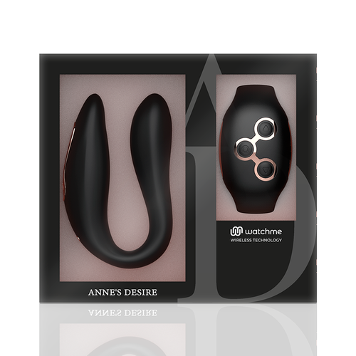 ANNE''S DESIRE - DUAL PLEASURE TECNOLOGÍA WATCHME NEGRO/GOLD