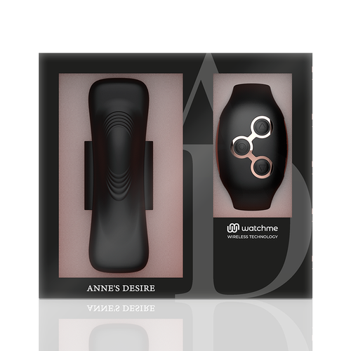 ANNE''S DESIRE - PANTY PLEASURE TECNOLOGÍA WATCHME NEGRO/GOLD