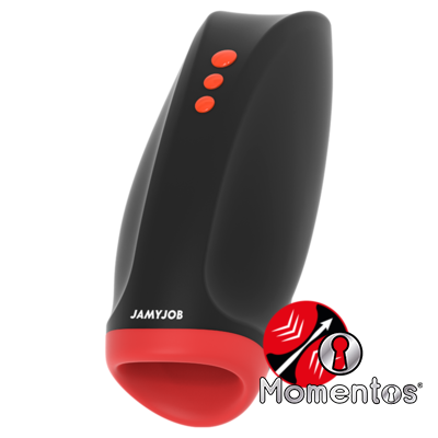 JAMYJOB NOVAX MASTURBADOR CON VIBRACION Y COMPRESIÓN