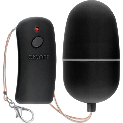 ONLINE - HUEVO VIBRADOR CON MANDO CONTROL REMOTO NEGRO