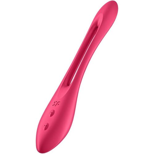 SATISFYER ELASTIC JOY MULTI VIBRADOR - ROJO