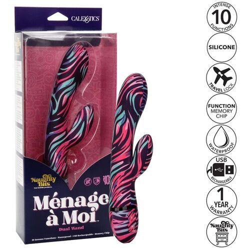 CALIFORNIA EXOTICS - VIBRADOR MENAGE A MOI DUAL WAND