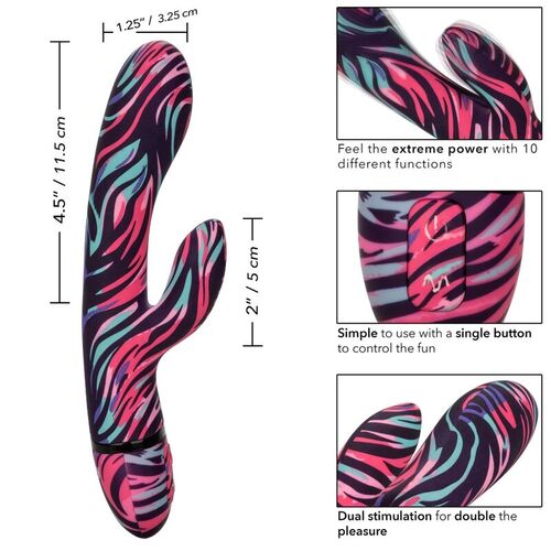 CALIFORNIA EXOTICS - VIBRADOR MENAGE A MOI DUAL WAND