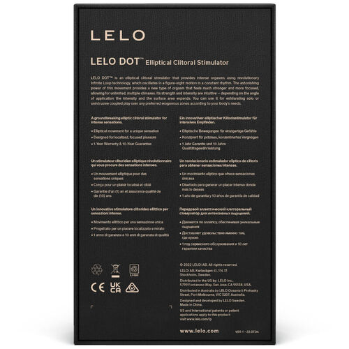 LELO - DOT ESTIMULADOR DE CLÍTORIS - LILA