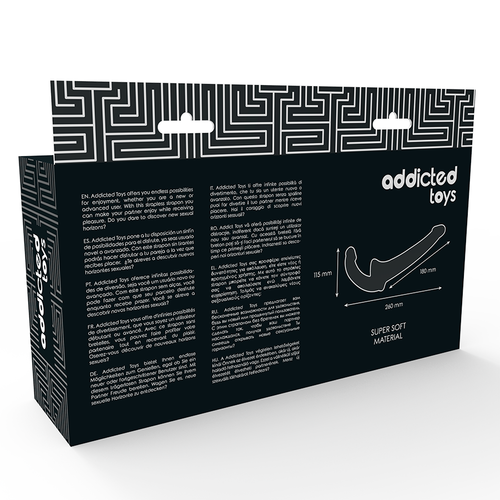 ADDICTED TOYS - DILDO CON ARNÉS SIN SUJECIÓN NATURAL