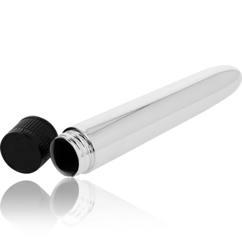 OHMAMA - VIBRADOR CLASICO SILVER 17.5 CM