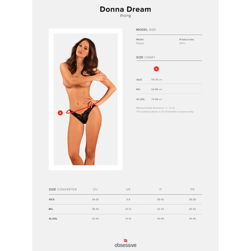 OBSESSIVE - DONNA DREAM TANGA XS/S