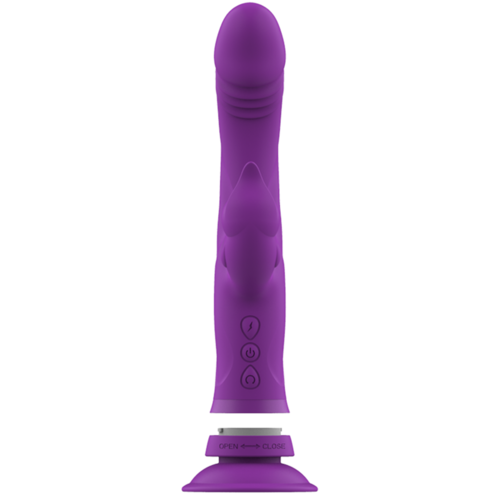 INTENSE - CASANOVA VIBRADOR RABBIT SILICONA TRIPLE MOTOR MORADO